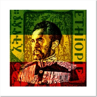 Haile Selassie Lion of Judah Emperor of Ethiopia Posters and Art